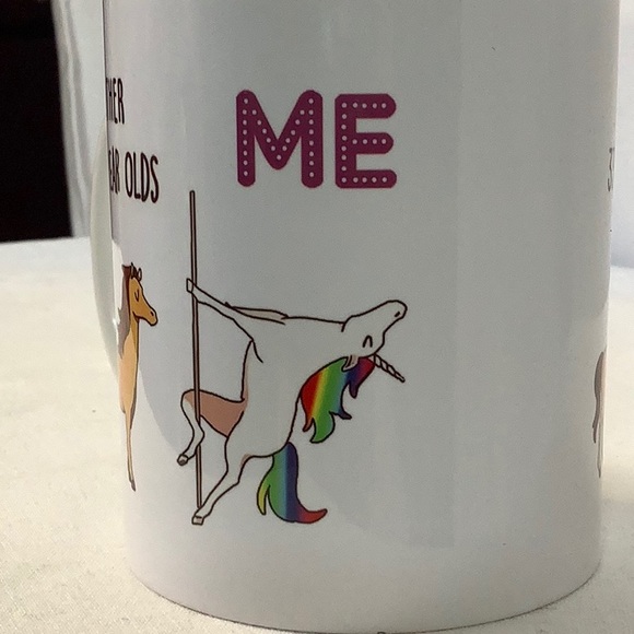 Rainbow Unicorn Coffee/Tea Mug - Picture 3 of 5